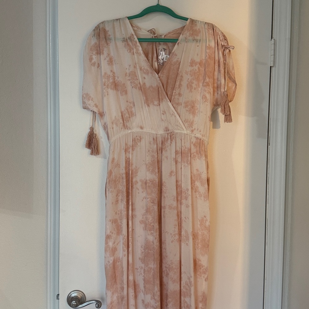 Band of Gypsies Pink and White Jumpsuit